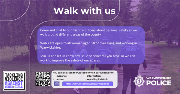 Walk With Us flyer